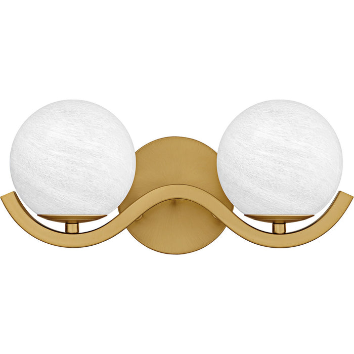 Myhouse Lighting Quoizel - SRI8615AB - Two Light Bath - Spherical - Aged Brass
