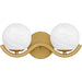 Myhouse Lighting Quoizel - SRI8615AB - Two Light Bath - Spherical - Aged Brass