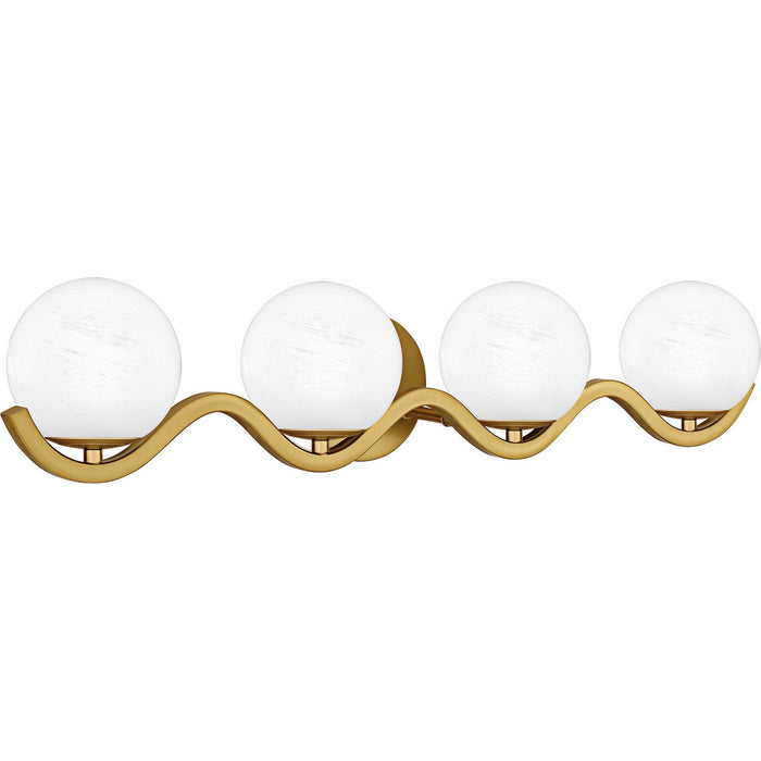 Myhouse Lighting Quoizel - SRI8631AB - Four Light Bath - Spherical - Aged Brass