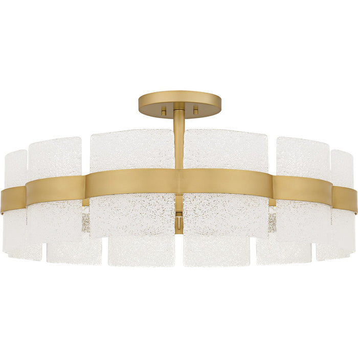Myhouse Lighting Quoizel - SWE1730SGD - Six Light Semi-Flush Mount - Sweeney - Soft Gold