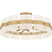 Myhouse Lighting Quoizel - SWE1730SGD - Six Light Semi-Flush Mount - Sweeney - Soft Gold