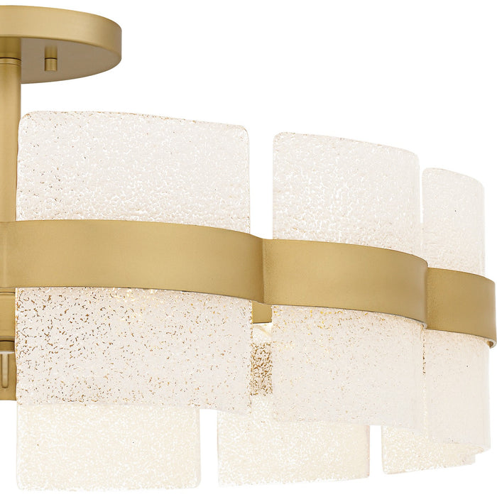 Myhouse Lighting Quoizel - SWE1730SGD - Six Light Semi-Flush Mount - Sweeney - Soft Gold