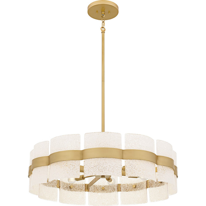 Myhouse Lighting Quoizel - SWE2830SGD - Six Light Pendant - Sweeney - Soft Gold