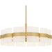 Myhouse Lighting Quoizel - SWE2830SGD - Six Light Pendant - Sweeney - Soft Gold