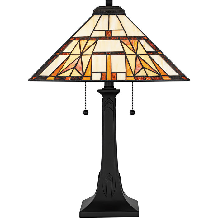 Myhouse Lighting Quoizel - TF6814MBK - Two Light Table Lamp - Kaylor - Matte Black