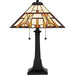 Myhouse Lighting Quoizel - TF6814MBK - Two Light Table Lamp - Kaylor - Matte Black