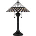 Myhouse Lighting Quoizel - TF6815MBK - Two Light Table Lamp - Isla - Matte Black