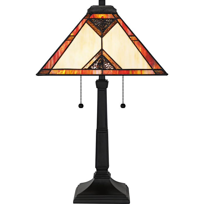 Myhouse Lighting Quoizel - TF6816MBK - Two Light Table Lamp - Aiden - Matte Black