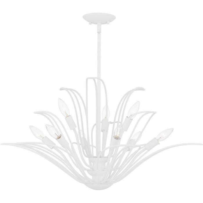 Myhouse Lighting Quoizel - TLH5032SW - Nine Light Chandelier - Tallulah - Sand White