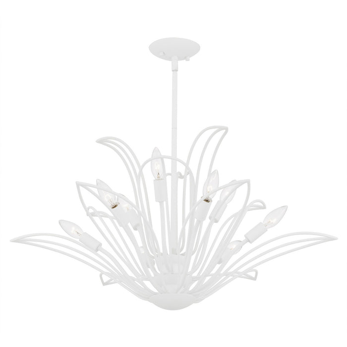 Myhouse Lighting Quoizel - TLH5032SW - Nine Light Chandelier - Tallulah - Sand White