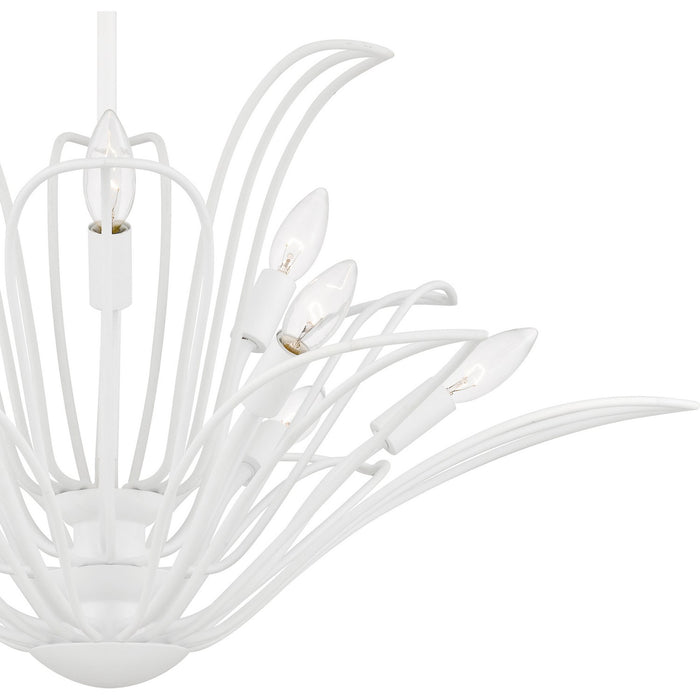 Myhouse Lighting Quoizel - TLH5032SW - Nine Light Chandelier - Tallulah - Sand White