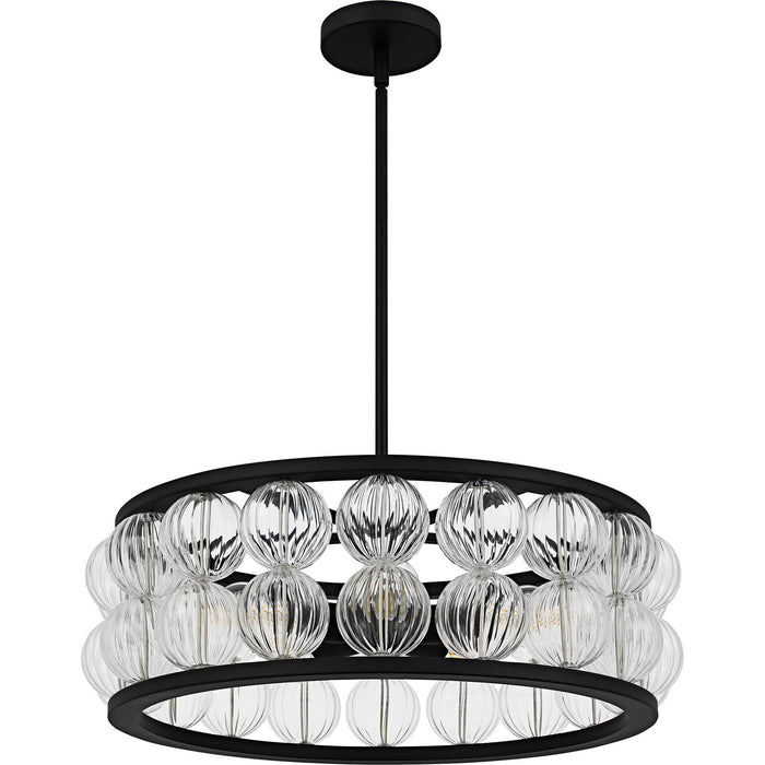 Myhouse Lighting Quoizel - TRK2823MBK - Five Light Pendant - Terrarock - Matte Black