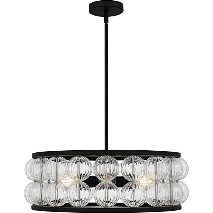 Myhouse Lighting Quoizel - TRK2823MBK - Five Light Pendant - Terrarock - Matte Black