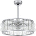 Myhouse Lighting Quoizel - TRK3123C - Four Light Fan Light - Terrarock - Polished Chrome