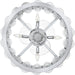 Myhouse Lighting Quoizel - TRK3123C - Four Light Fan Light - Terrarock - Polished Chrome