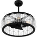 Myhouse Lighting Quoizel - TRK3123MBK - Four Light Fan Light - Terrarock - Matte Black