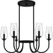 Myhouse Lighting Quoizel - VSC5028MBK - Six Light Chandelier - Viscount - Matte Black