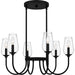 Myhouse Lighting Quoizel - VSC5028MBK - Six Light Chandelier - Viscount - Matte Black