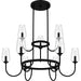 Myhouse Lighting Quoizel - VSC5036MBK - Nine Light Chandelier - Viscount - Matte Black