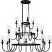 Myhouse Lighting Quoizel - VSC5048MBK - 18 Light Chandelier - Viscount - Matte Black