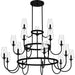 Myhouse Lighting Quoizel - VSC5048MBK - 18 Light Chandelier - Viscount - Matte Black