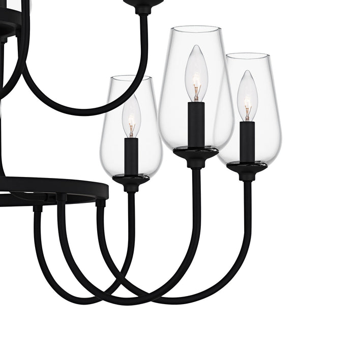 Myhouse Lighting Quoizel - VSC5048MBK - 18 Light Chandelier - Viscount - Matte Black