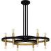 Myhouse Lighting Quoizel - WID5030MBK - Six Light Chandelier - Winsland - Matte Black