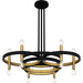 Myhouse Lighting Quoizel - WID5030MBK - Six Light Chandelier - Winsland - Matte Black