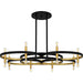 Myhouse Lighting Quoizel - WID5050MBK - Eight Light Chandelier - Winsland - Matte Black