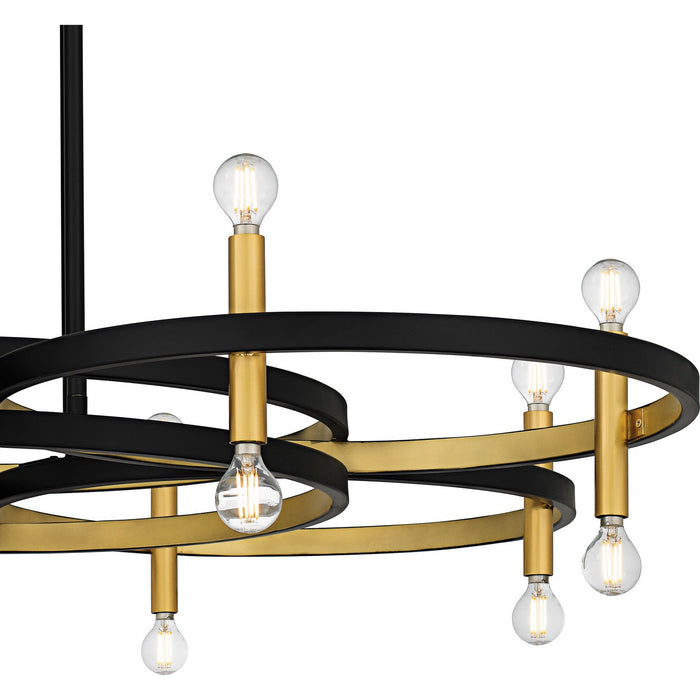 Myhouse Lighting Quoizel - WID5050MBK - Eight Light Chandelier - Winsland - Matte Black