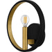 Myhouse Lighting Quoizel - WID8810MBK - One Light Wall Sconce - Winsland - Matte Black