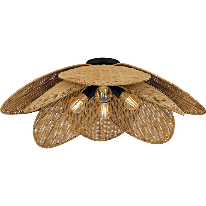 Myhouse Lighting Quoizel - WLL1730MBK - Four Light Semi-Flush Mount - Willa - Matte Black