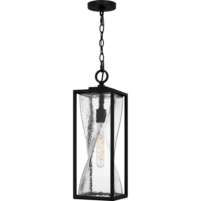 Myhouse Lighting Quoizel - ZAR1907MBK - One Light Outdoor Hanging Lantern - Zarah - Matte Black