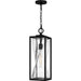 Myhouse Lighting Quoizel - ZAR1907MBK - One Light Outdoor Hanging Lantern - Zarah - Matte Black