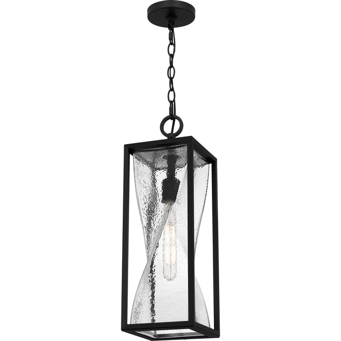 Myhouse Lighting Quoizel - ZAR1907MBK - One Light Outdoor Hanging Lantern - Zarah - Matte Black