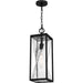 Myhouse Lighting Quoizel - ZAR1907MBK - One Light Outdoor Hanging Lantern - Zarah - Matte Black