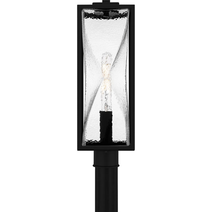 Myhouse Lighting Quoizel - ZAR9007MBK - One Light Outdoor Post Lantern - Zarah - Matte Black