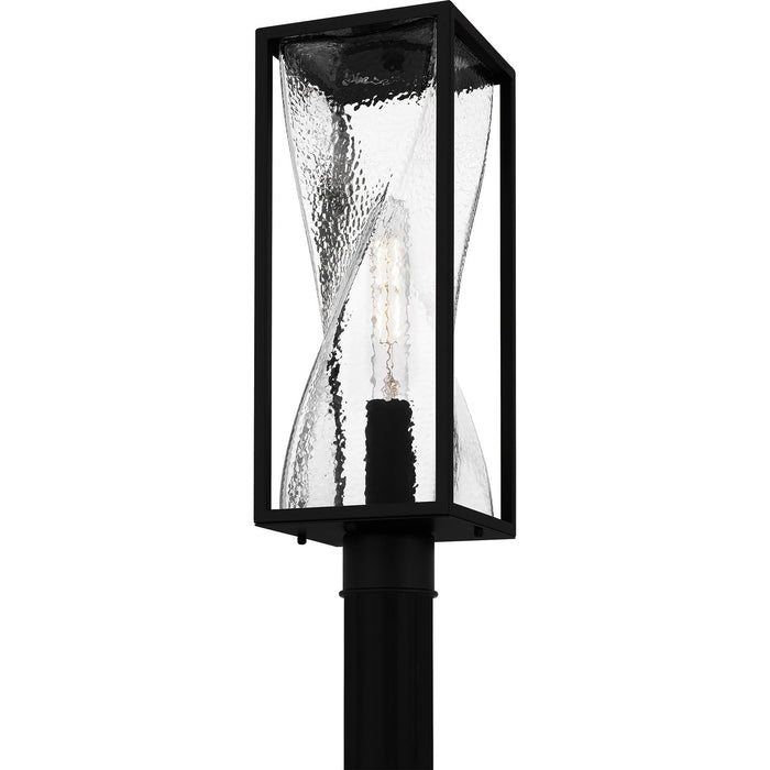 Myhouse Lighting Quoizel - ZAR9007MBK - One Light Outdoor Post Lantern - Zarah - Matte Black