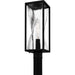 Myhouse Lighting Quoizel - ZAR9007MBK - One Light Outdoor Post Lantern - Zarah - Matte Black