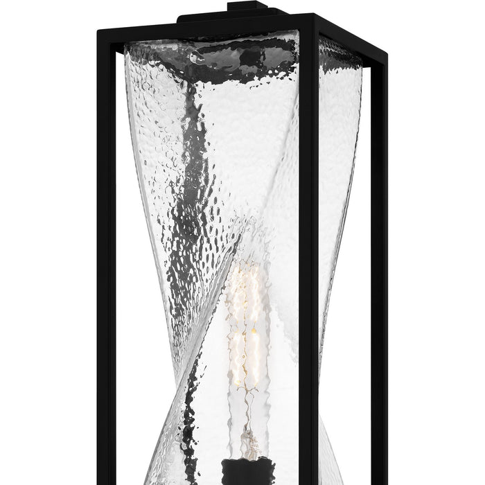 Myhouse Lighting Quoizel - ZAR9007MBK - One Light Outdoor Post Lantern - Zarah - Matte Black