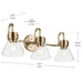 Myhouse Lighting Kichler - 55155CPZCLR - Three Light Bath - Farum - Champagne Bronze