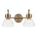 Myhouse Lighting Kichler - 55154CPZCLR - Two Light Bath - Farum - Champagne Bronze