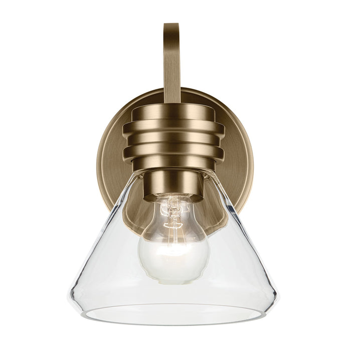 Myhouse Lighting Kichler - 55153CPZCLR - One Light Wall Sconce - Farum - Champagne Bronze