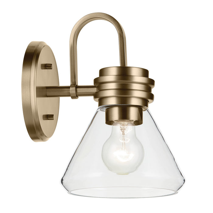 Myhouse Lighting Kichler - 55153CPZCLR - One Light Wall Sconce - Farum - Champagne Bronze