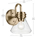 Myhouse Lighting Kichler - 55153CPZCLR - One Light Wall Sconce - Farum - Champagne Bronze