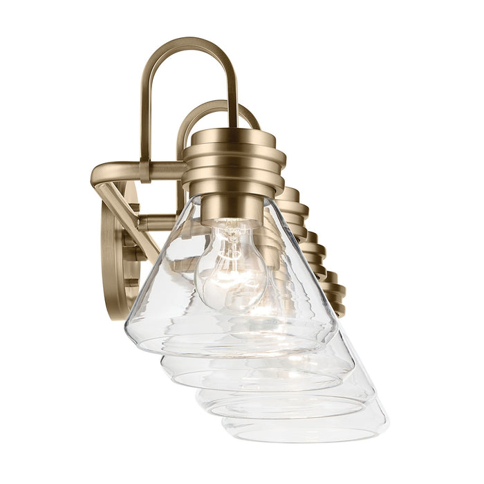 Myhouse Lighting Kichler - 55156CPZCLR - Four Light Bath - Farum - Champagne Bronze