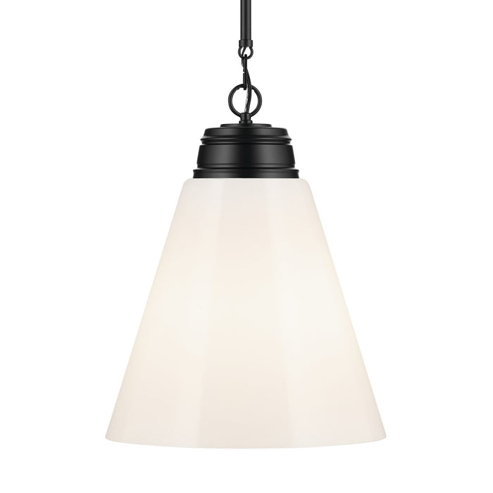 Myhouse Lighting Kichler - 52662BK - One Light Pendant - Marsailli - Black
