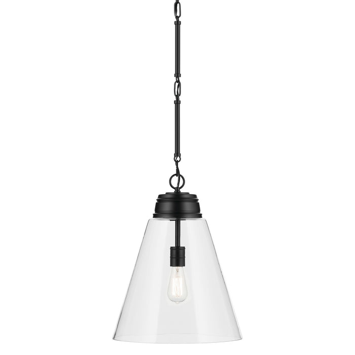 Myhouse Lighting Kichler - 52662BKCLR - One Light Pendant - Marsailli - Black