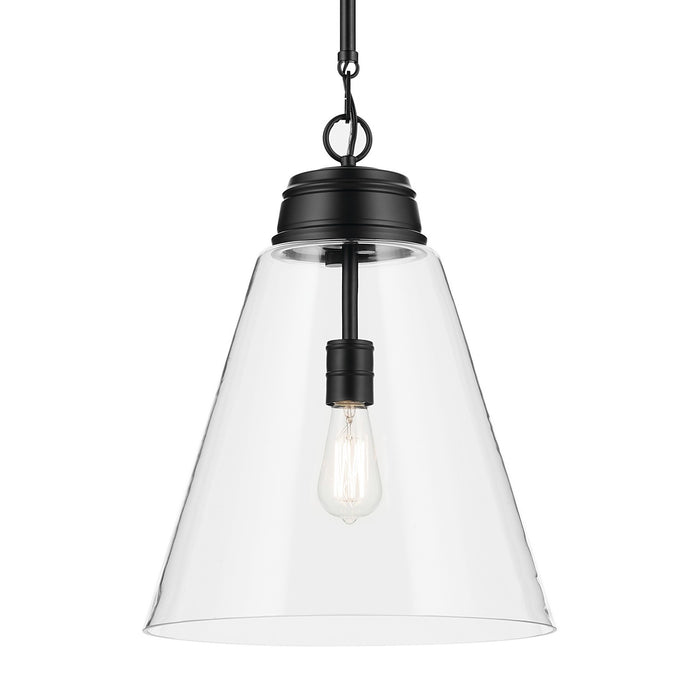Myhouse Lighting Kichler - 52662BKCLR - One Light Pendant - Marsailli - Black