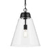 Myhouse Lighting Kichler - 52662BKCLR - One Light Pendant - Marsailli - Black